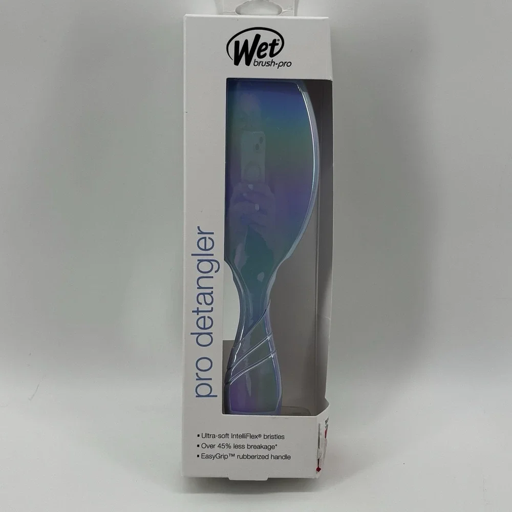 Wet Brush Pro Detangler Hairbrush - Holographic - Blue (Pack of 1)
